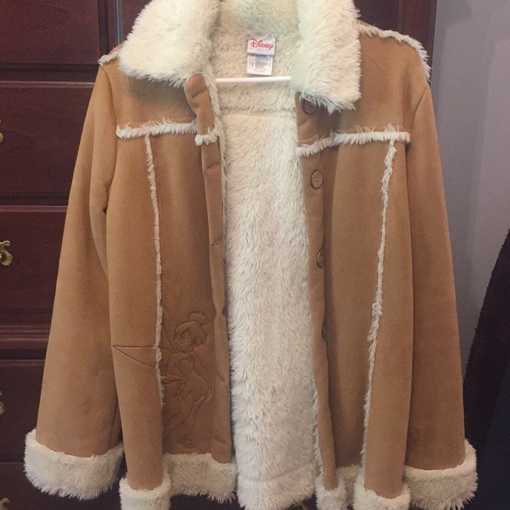 Tinkerbell jacket with faux fur lining